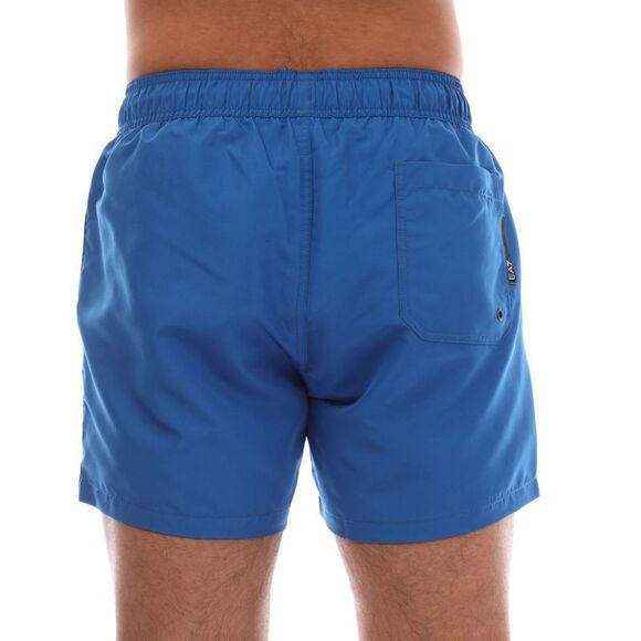 Emporio Armani Mens Logo Taped Swim Shorts / Blue